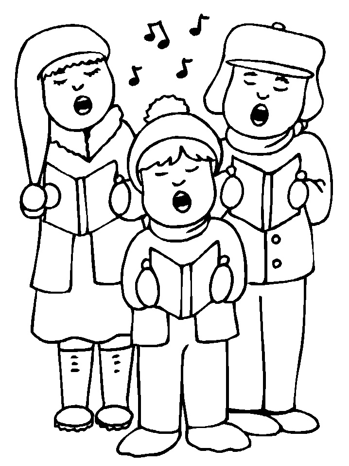 Дети поют колядки