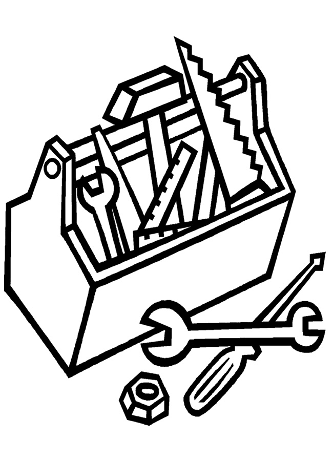 Ящик с инструментами плотника