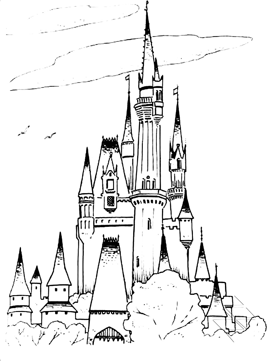 Замок для срисовки