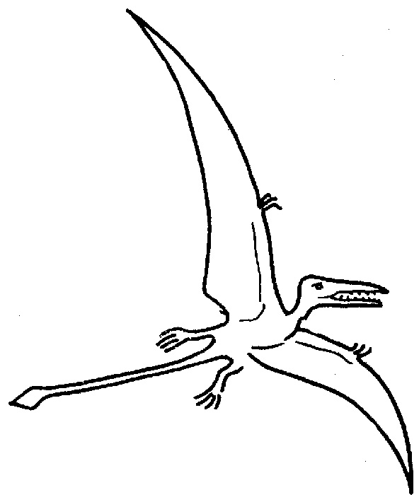 Летящий птерозавр