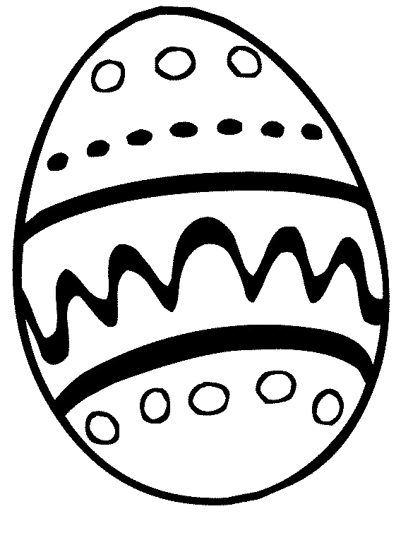 Узорчатое пасхальное яйцо