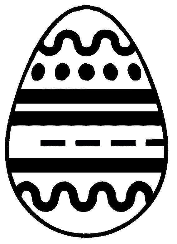 Шаблон узора пахального яйца