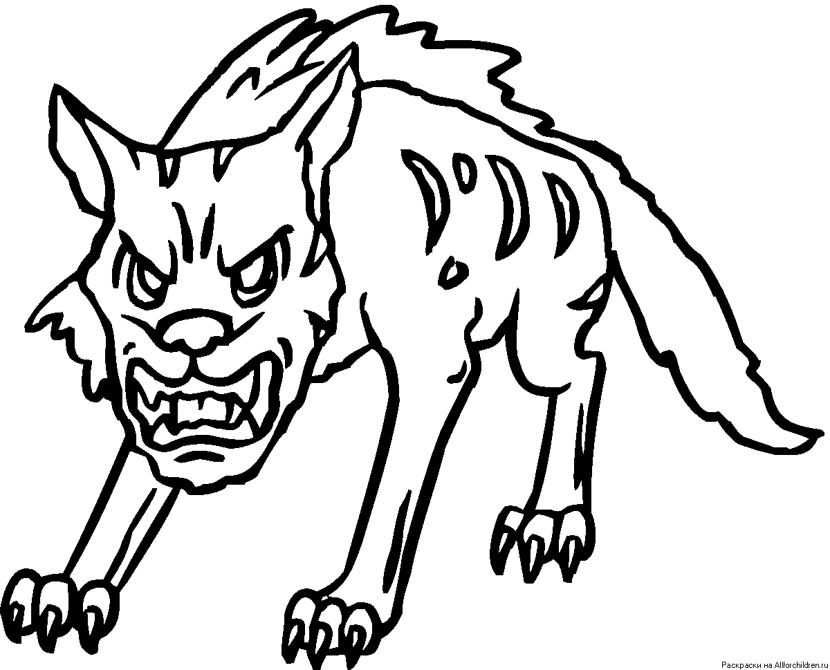 Раскраска Король Лев гиены