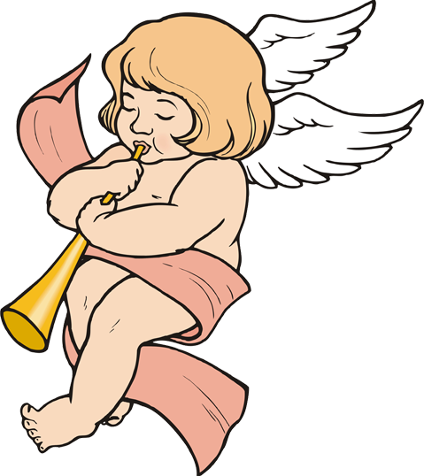 Ангелок с трубой
