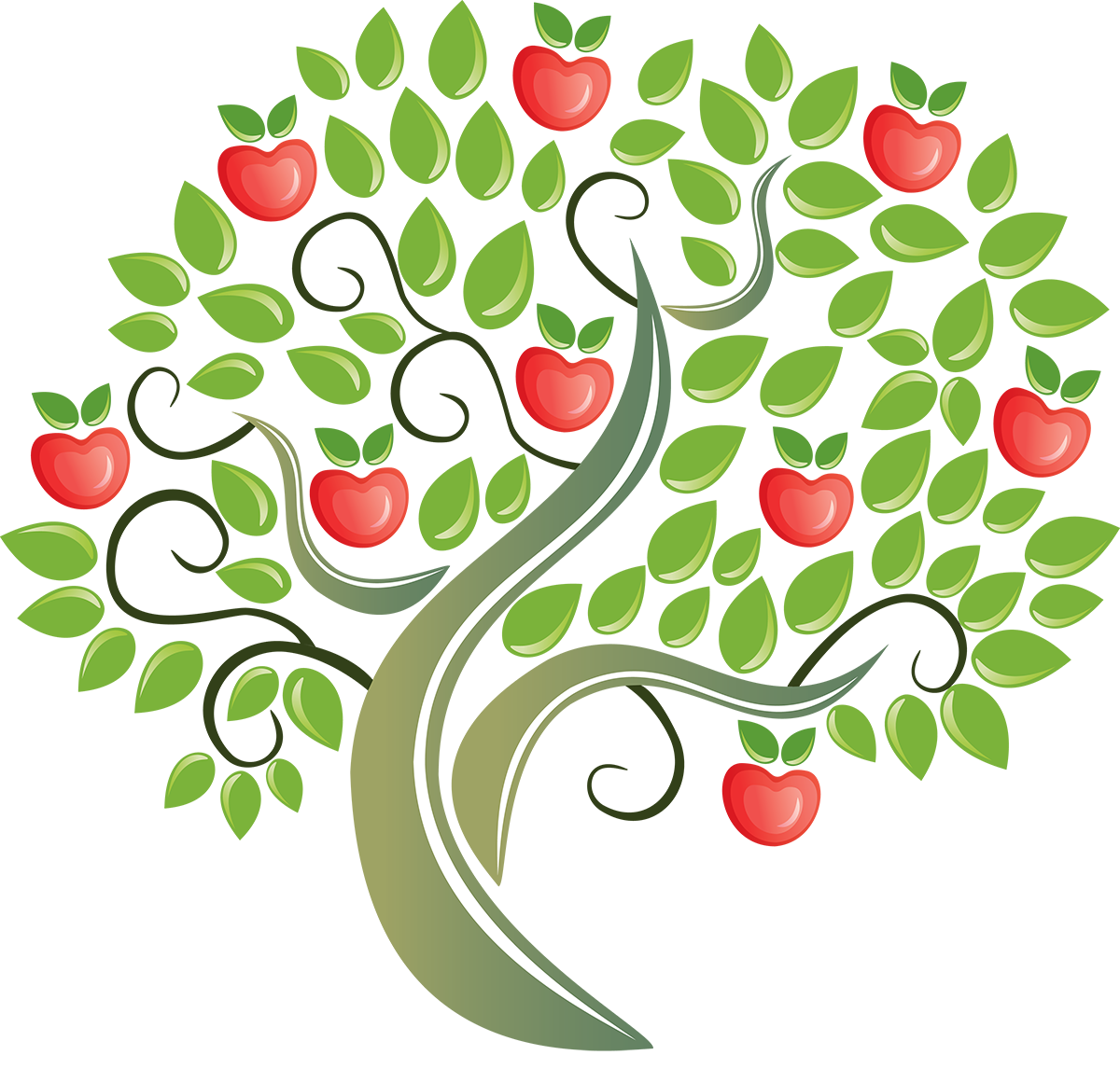 Стилизованная яблоня. Яблоки на дереве. Орнамент с яблоками. Дерево рисунок. Яблоня дерево символ